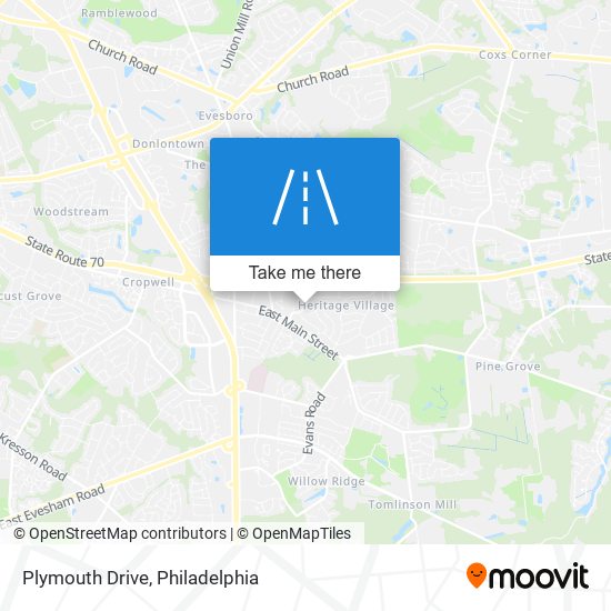Mapa de Plymouth Drive