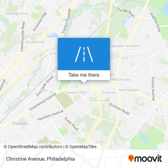 Christine Avenue map