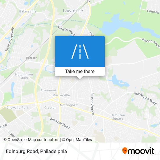 Mapa de Edinburg Road