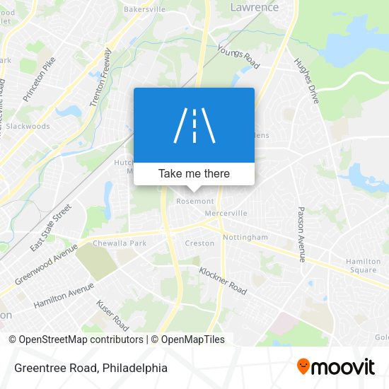 Mapa de Greentree Road