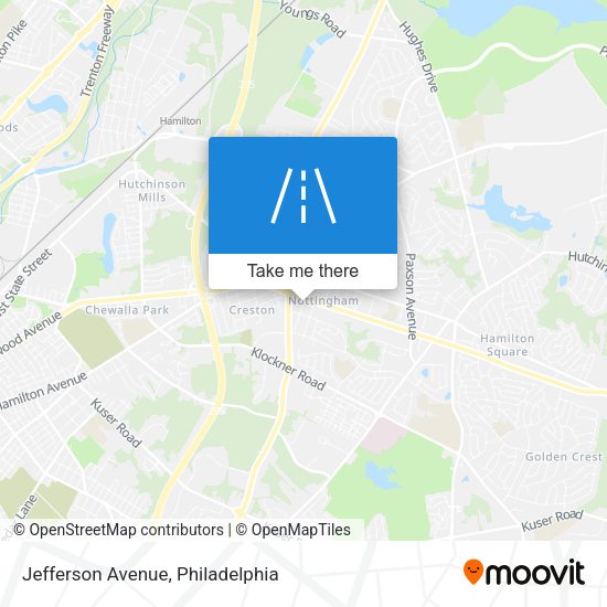 Mapa de Jefferson Avenue