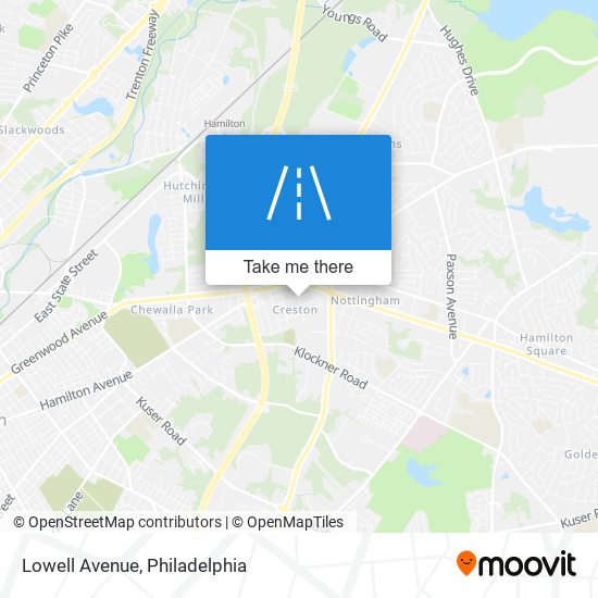 Lowell Avenue map