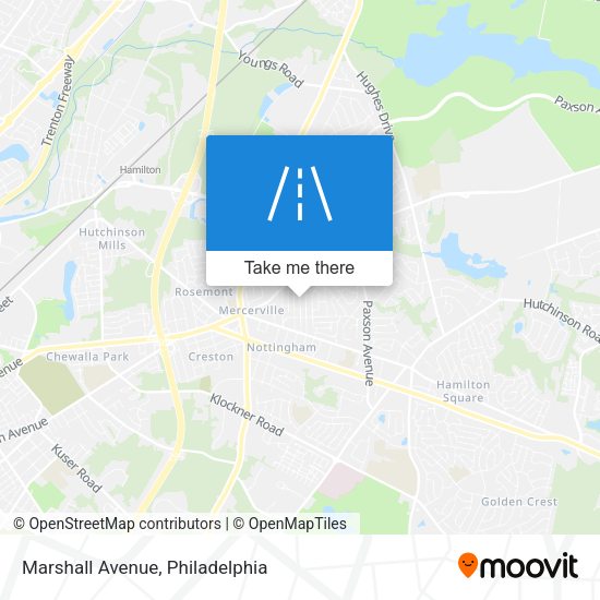 Mapa de Marshall Avenue