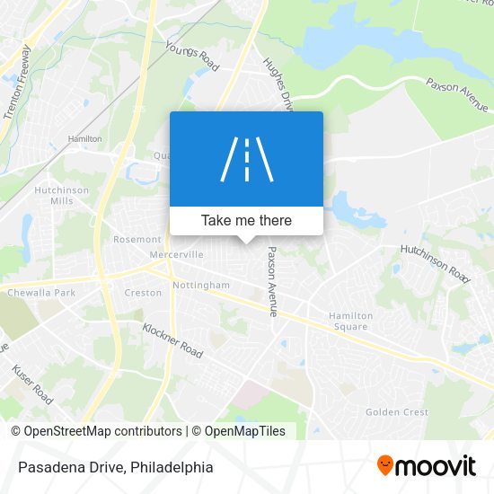 Mapa de Pasadena Drive