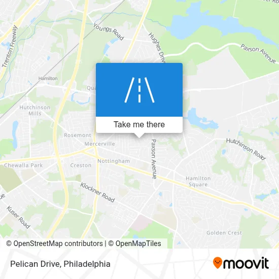 Pelican Drive map