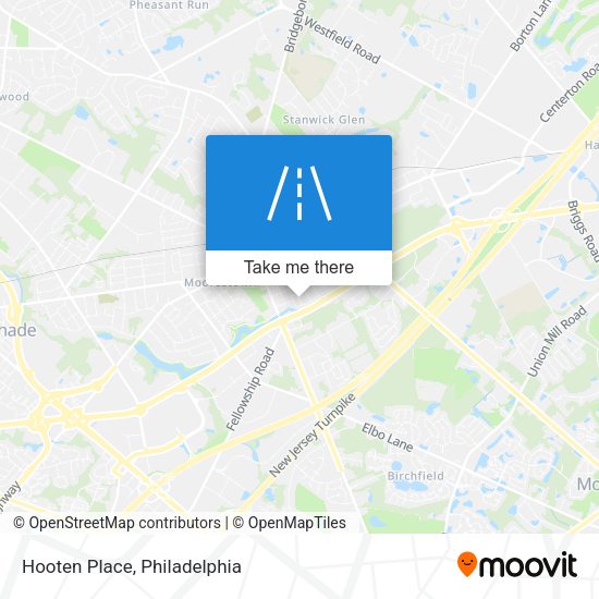Mapa de Hooten Place