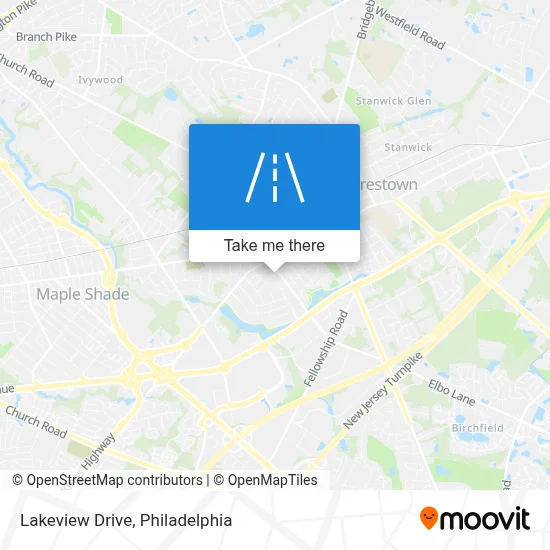 Lakeview Drive map