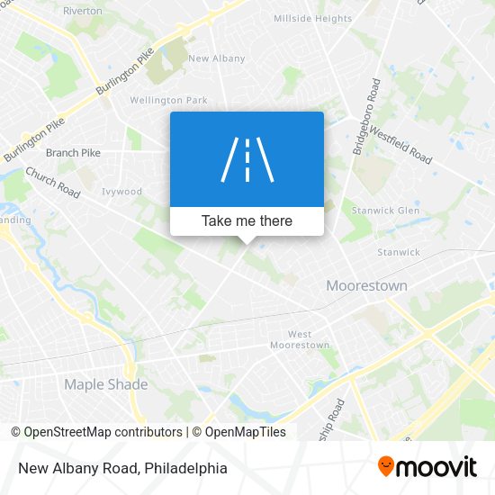 New Albany Road map