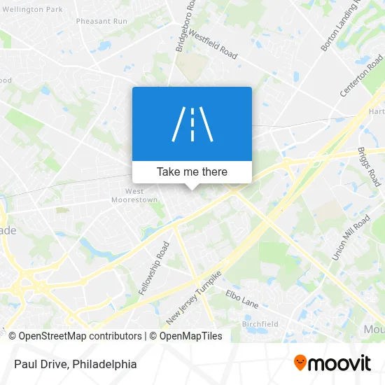 Paul Drive map