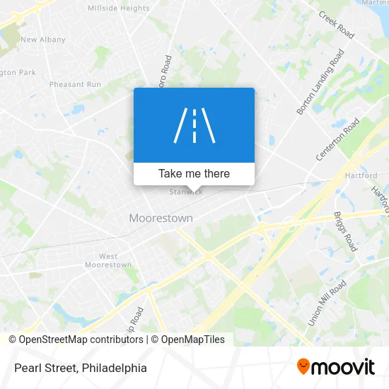 Pearl Street map