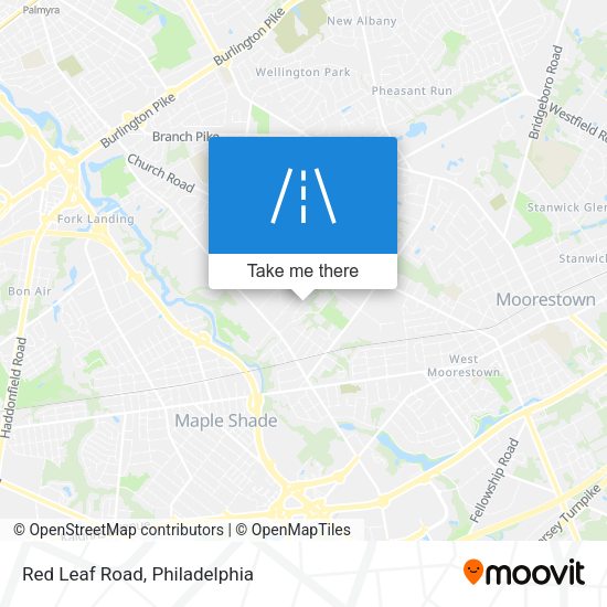 Mapa de Red Leaf Road