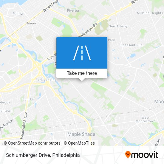 Mapa de Schlumberger Drive