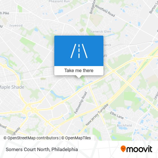 Somers Court North map