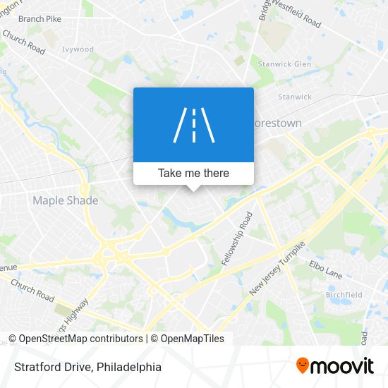 Stratford Drive map