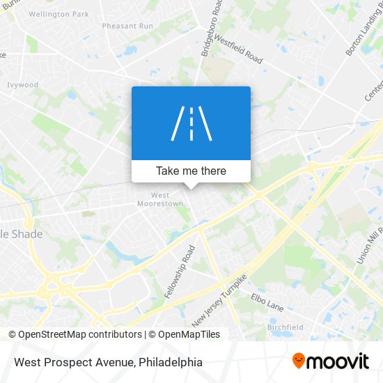 Mapa de West Prospect Avenue