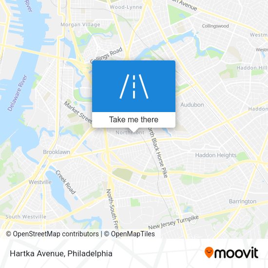 Mapa de Hartka Avenue
