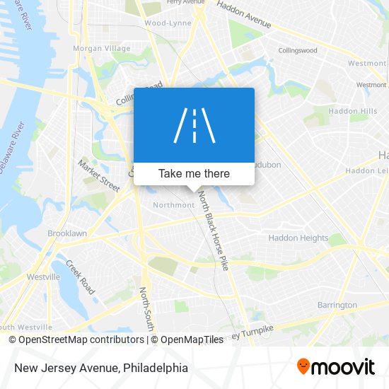 Mapa de New Jersey Avenue