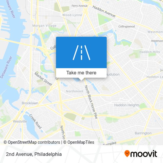 Mapa de 2nd Avenue