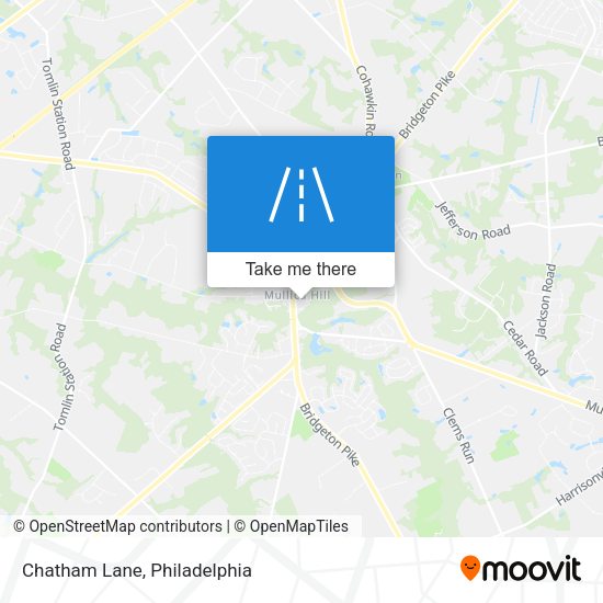 Chatham Lane map