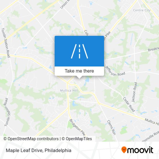 Mapa de Maple Leaf Drive