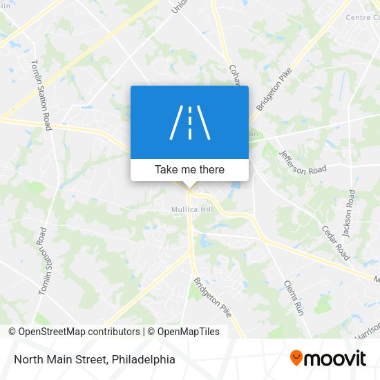Mapa de North Main Street