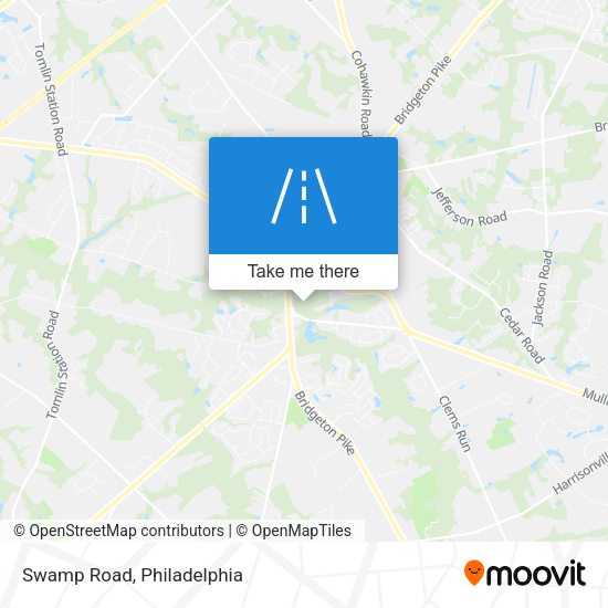 Mapa de Swamp Road