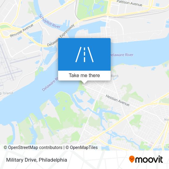 Mapa de Military Drive