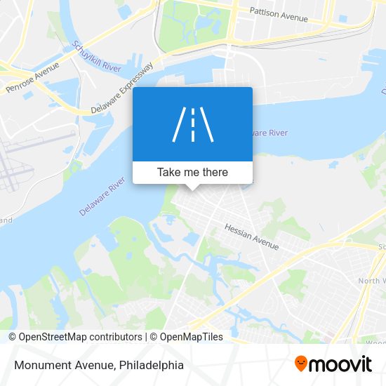 Monument Avenue map