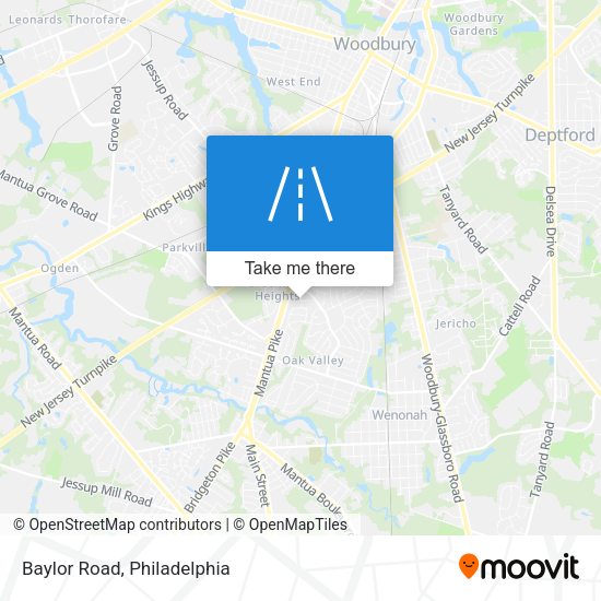 Mapa de Baylor Road