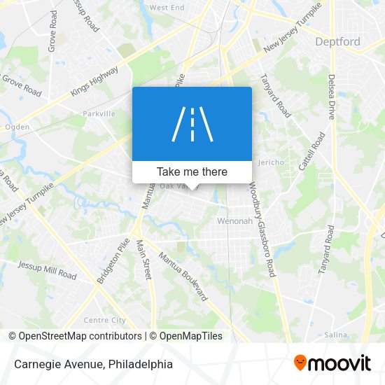 Mapa de Carnegie Avenue