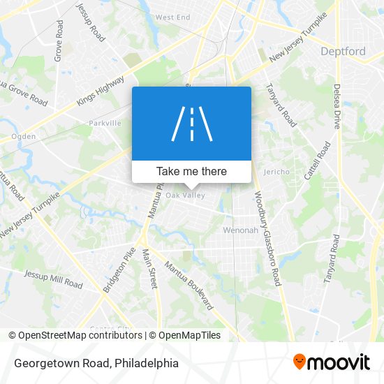 Georgetown Road map