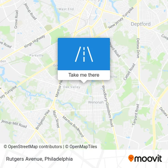 Rutgers Avenue map