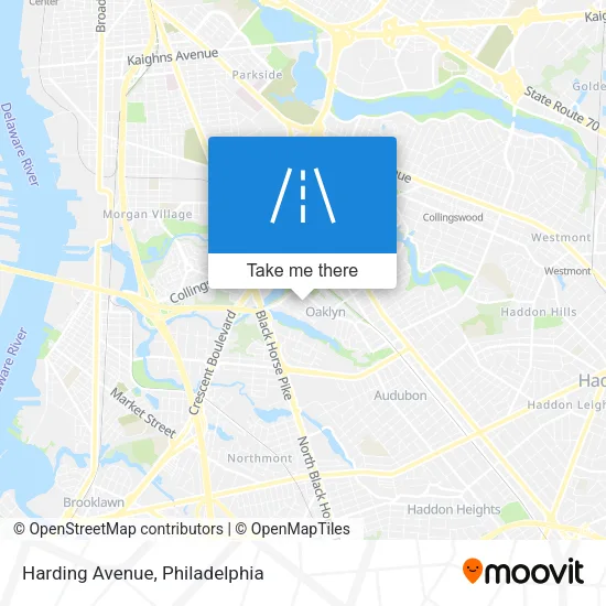 Mapa de Harding Avenue