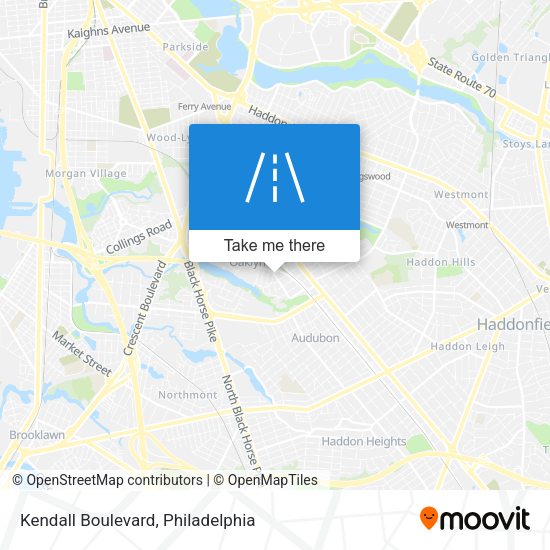 Kendall Boulevard map