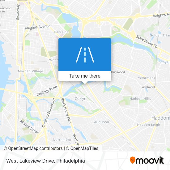 West Lakeview Drive map