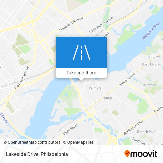 Lakeside Drive map