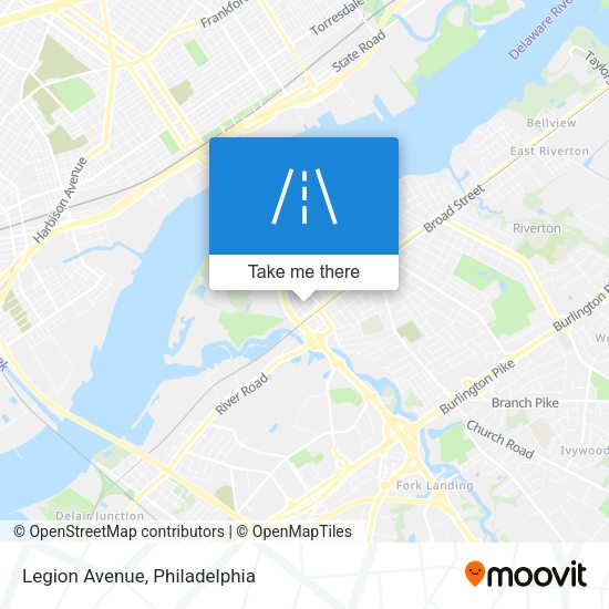 Mapa de Legion Avenue