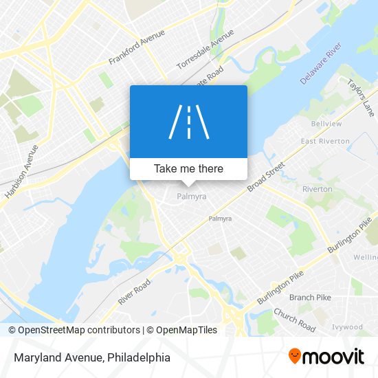 Maryland Avenue map
