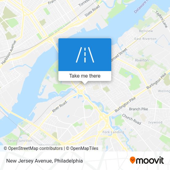 Mapa de New Jersey Avenue