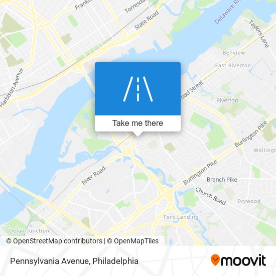 Pennsylvania Avenue map