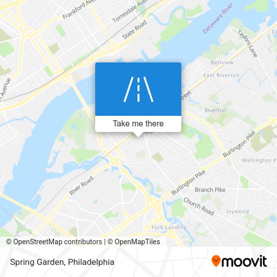 Mapa de Spring Garden