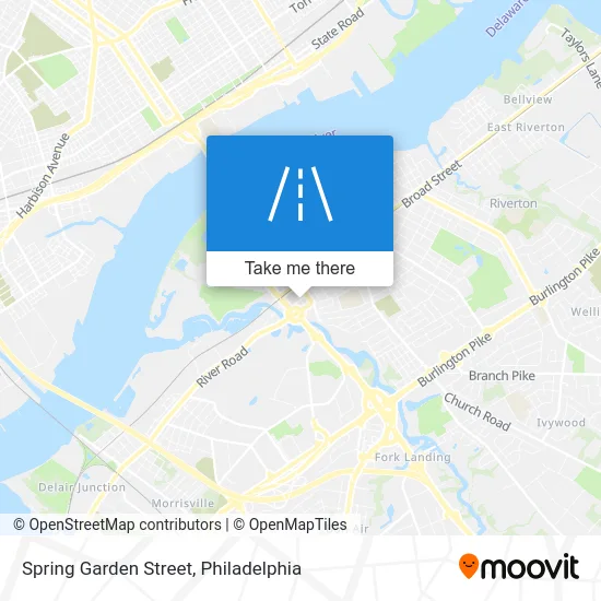 Spring Garden Street map
