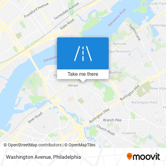 Mapa de Washington Avenue