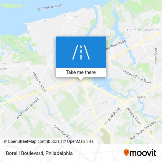 Borelli Boulevard map