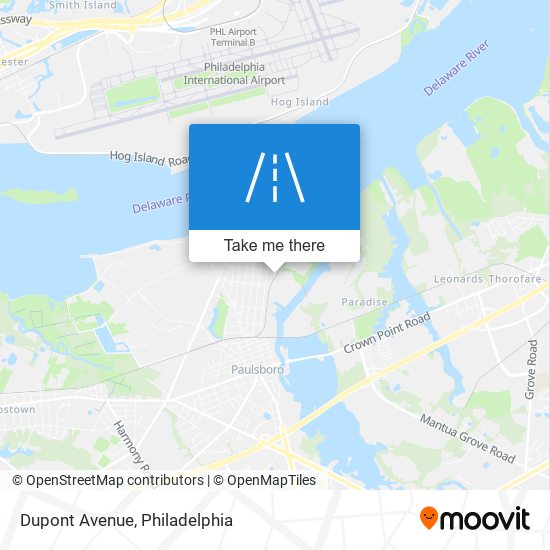 Mapa de Dupont Avenue