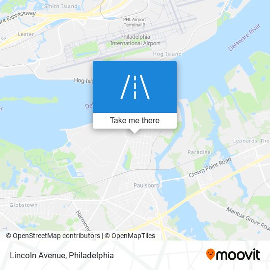 Lincoln Avenue map