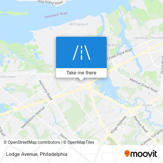 Mapa de Lodge Avenue