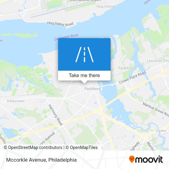 Mapa de Mccorkle Avenue