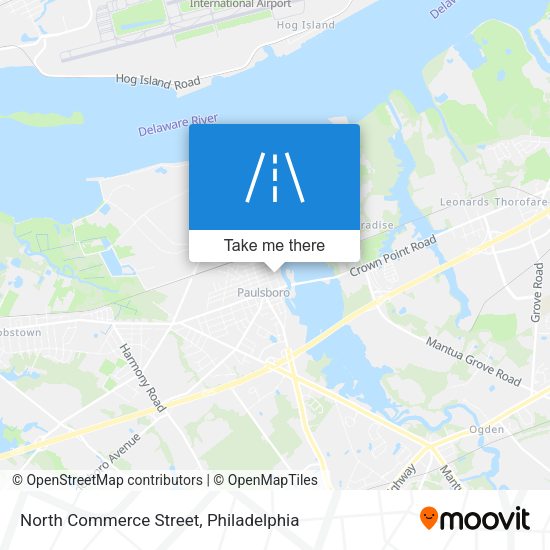 Mapa de North Commerce Street