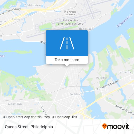 Mapa de Queen Street